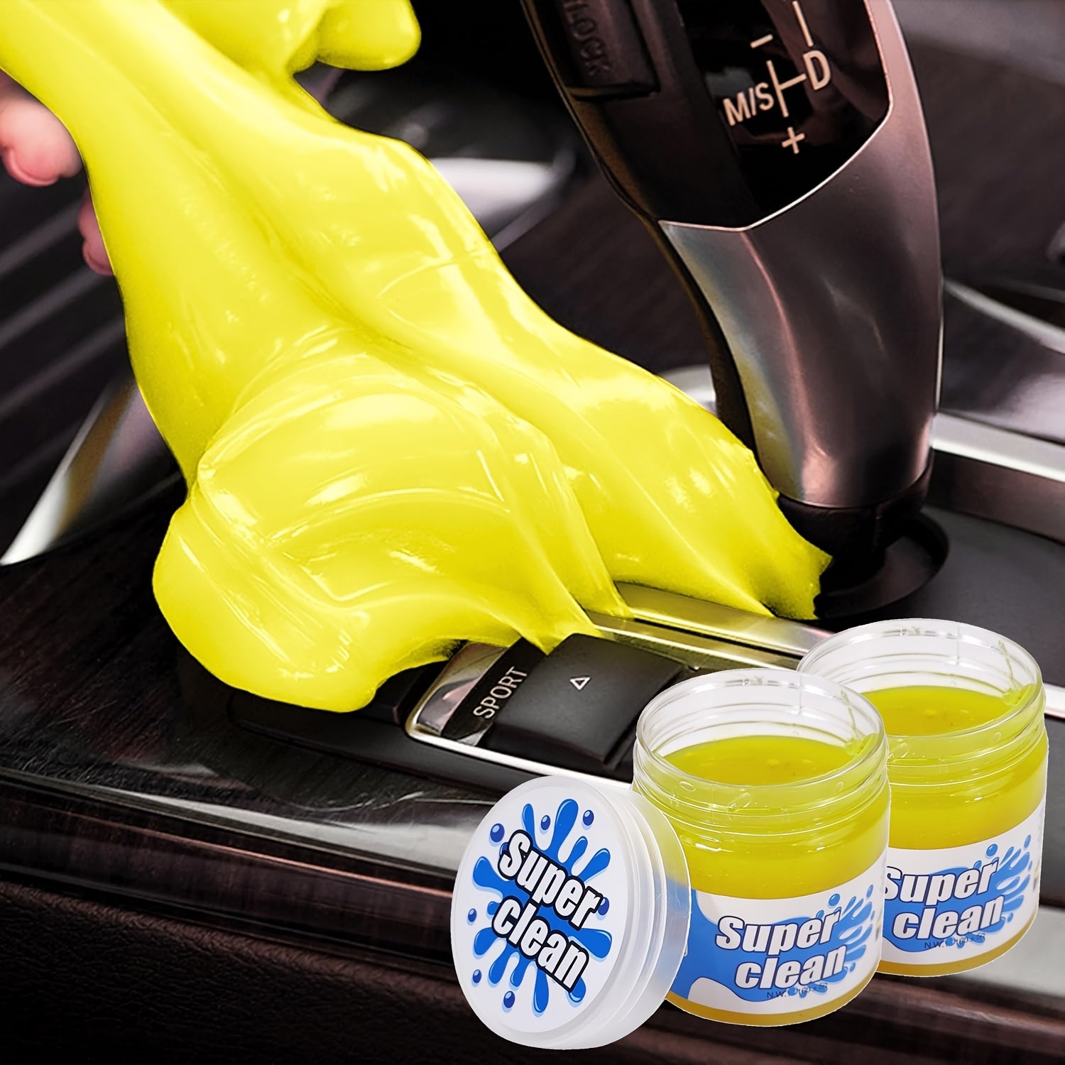 Car Cleaning Gel Detailing Putty Auto Detail Tools Car Interior Cleaner Slime Car Accessories Automotive Kits Keyboard Cleaner Pink/NT WT: 5.6oz (160 Gr)
